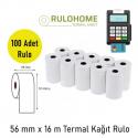 56x16 Pos Rulosu 10 paket - 100 Rulo