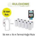 56x16 Pos Rulosu 5 paket - 50 Rulo